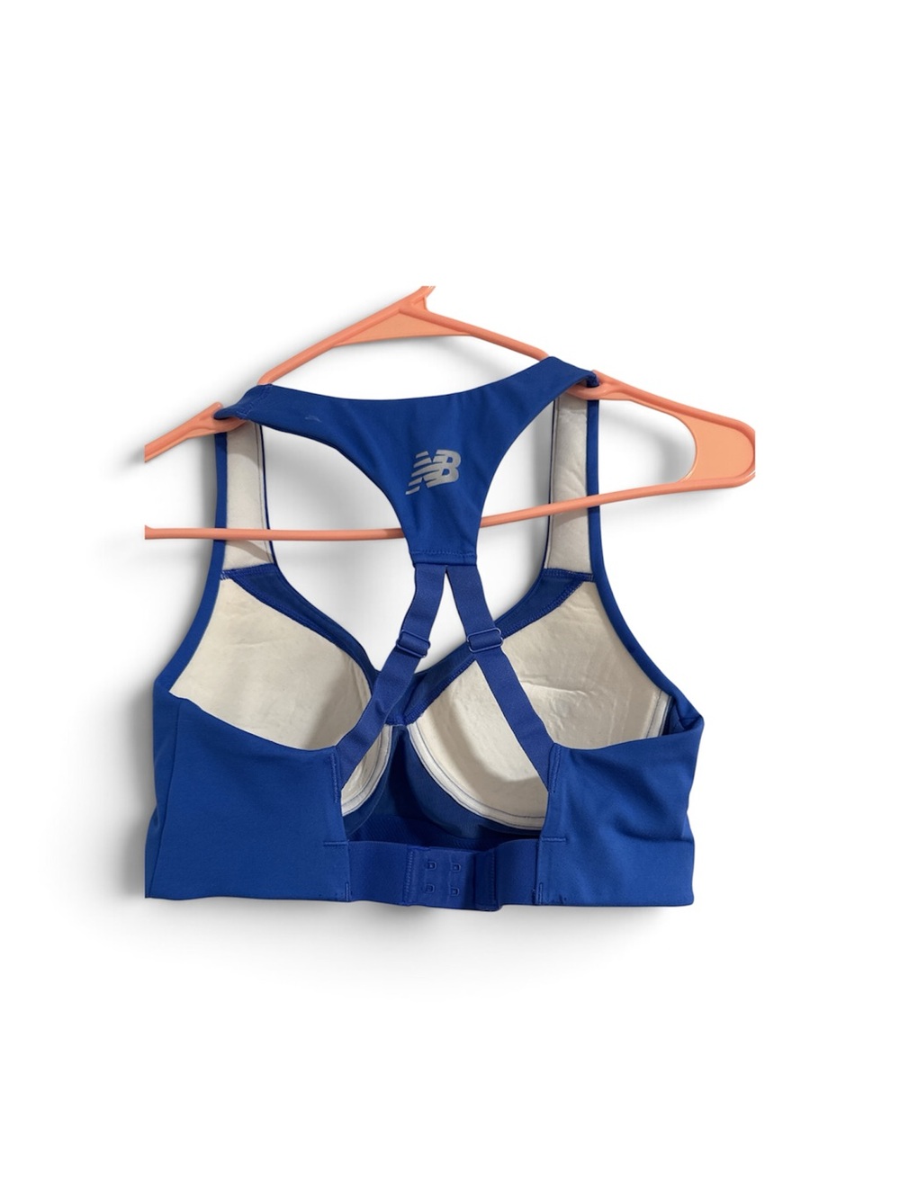New Balance Blue Racerback Swim Bikini Top